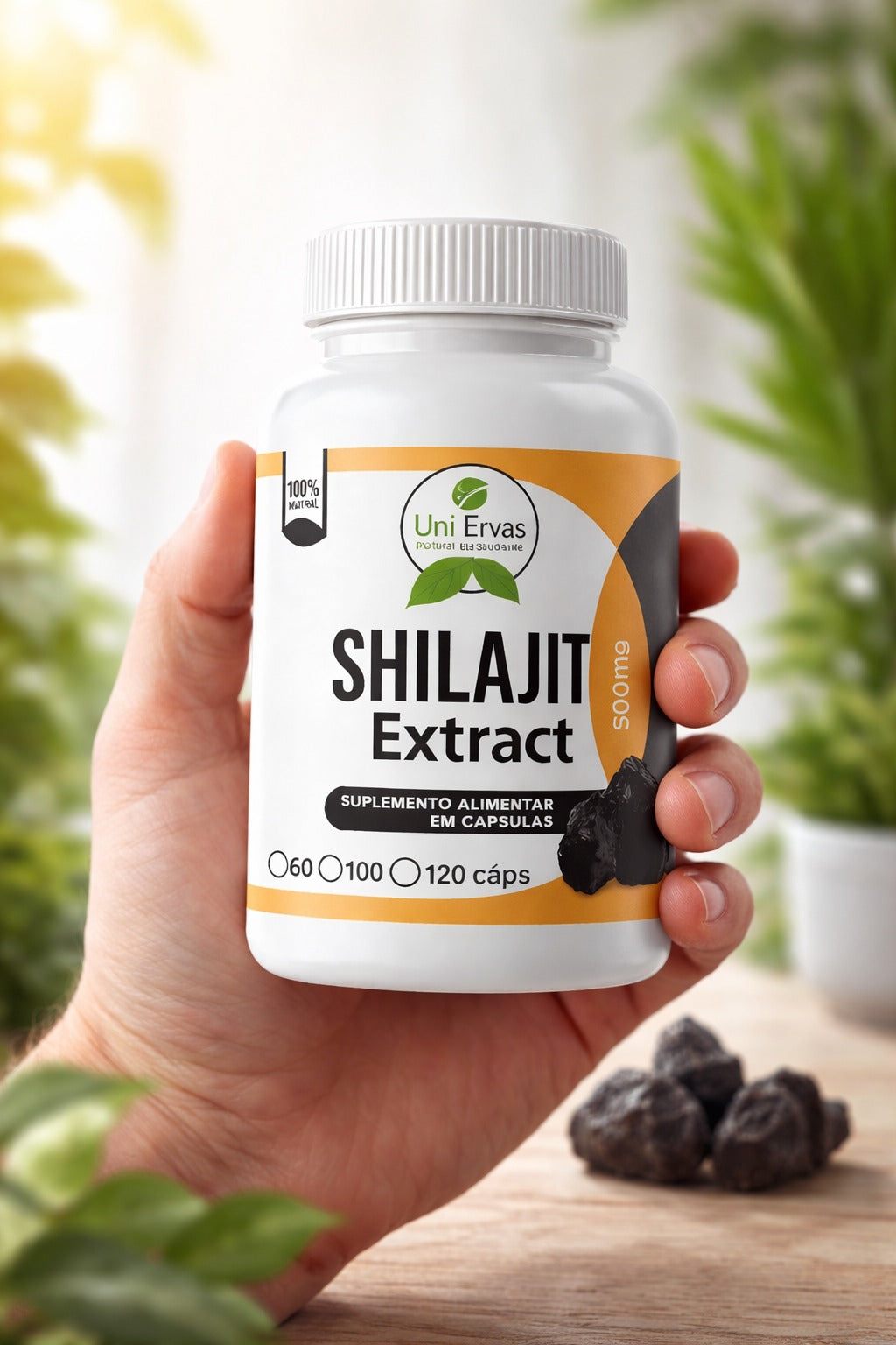 Shilajit Puro 120 cápsulas